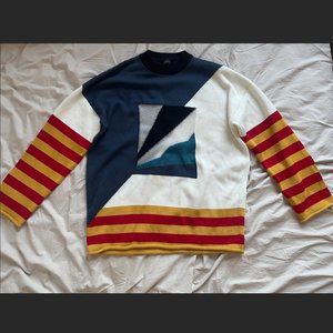 Joseph Intarsia Sweater Oversize